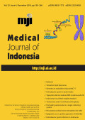 Medical Journal of Indonesia Vol 25, No 4, Desember (2016), pp 195 - 266