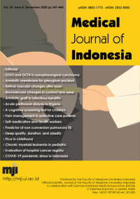 MJI Medical Journal of Indonesia - Vol 29 No 4 (2020): December