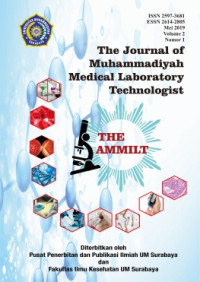 The Journal Muhammadiyah Medical Laboratory Technologist - Vol 2 No 1 (2019)