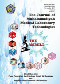 The Journal of Muhammadiyah Medical Laboratory Technologist - Vol 2 No 2 (2019)