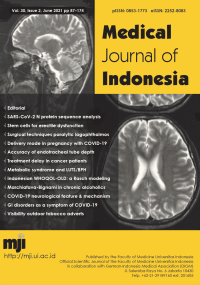 MJI Medical Journal of Indonesia - Vol 30 No 2 (2021): June