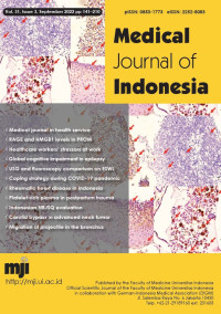 MJI Medical Journal of Indonesia -  Vol 31 No 3 (2022): September