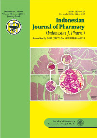 Majalah Farmasi Indonesia (Indonesian Journal of Pharmacy) Vol 32 No 1 2021 (Januari - Maret)