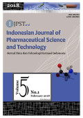 Indonesian Journal of Pharmaceutical Science and Technology  - IJPST Vol 5, No 1 (2018)