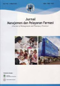 Jurnal Manajemen dan Pelayanan Farmasi (JMPF) : Journal of Management and Pharmacy Practice Vol 8 No 4 Desember 2018