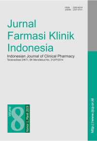 Jurnal Framasi Klinik Indonesia Vol 8, No 1 (2019)