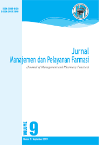 Jurnal Manajemen dan Pelayanan Farmasi (JMPF) : Journal of Management and Pharmacy Practice Vol 9 No 2 Juni 2019