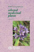WHO monographs on selected medicinal plants. Volume 3