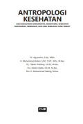 ANTROPOLOGI KESEHATAN - Bagi mahasiswa keperawatan, kedokteran, kesehatan masyarakat, kebidanan, dan ilmu kesehatan yang terkait