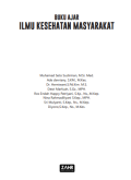 Buku ajar ilmu kesehatan masyarakat