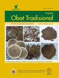 MAJALAH OBAT TRADISONAL - Vol 27. No. 3 (2022)