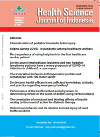 Image of Health Science Journal of Indonesia (HSJI) - Vol 12 No 1 2021