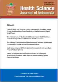 Image of Health Science Journal of Indonesia (HSJI) - Vol 13 No 1 2022