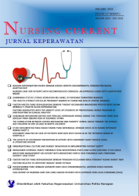 Image of Nursing Current Journal Vol 11, No 1 (2023)