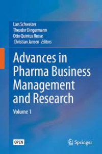 Image of Advances in Pharma Business Management and Research. Volume 1