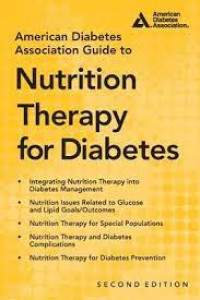 Image of American diabetes association guide to - nutrition therapy for diabetes. Edition 2