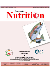Image of Amerta Nutrition Vol 4 No 1 (2020)