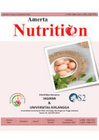 Image of Amerta Nutrition Vol 5 No 1 (2021)