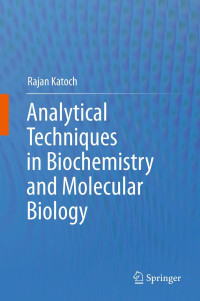 Image of Analytical techniques in biochemistry and molecular biology