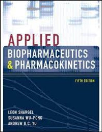 Image of Applied Biopharmaceutics & Pharmacokinetics. Edition 5