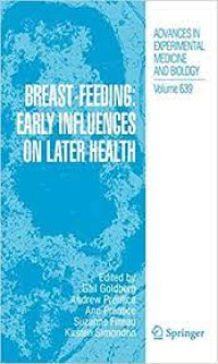 Image of Breast - Feeding: Early influences on later health - Advances in experimental medicine and biology Volume 639