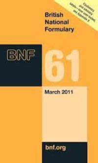 Image of British National Formulary - BNF 61 March 2011
