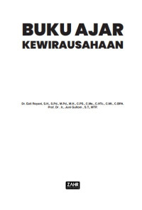 Image of Buku ajar kewirausahaan
