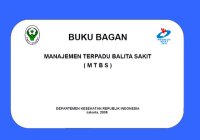 Image of Buku bagan Manajemen Terpadu Balita Sakit (MTBS)