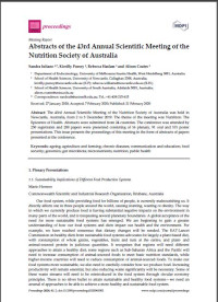 Image of Abstracts of the 43rd Annual Scientific Meeting of the Nutrition Society of Australia