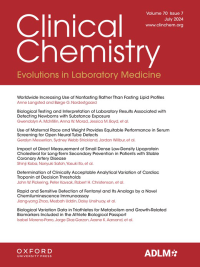 Image of Clinical Chemistry (Association for Diagnostics & Laboratory Medicine) - Volume 70, Issue 7 July 2024