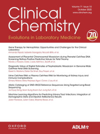 Image of Clinical Chemistry (Association for Diagnostics & Laboratory Medicine) - Volume 71, Issue 10 October 2025