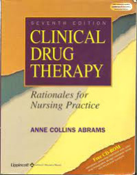 Image of Clinical drug therapy - Rationales for nursing practice. Edition 7