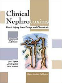 Image of Clinical nephrotoxins - Renal Injury from drugs and chemicals. edition 2