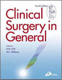 Image of Clinical surgery in general - RCS Course manual. Edition 4
