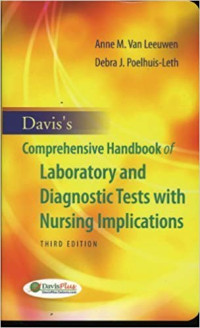 Image of Davis's - Comprehensive handbook of laboratory and diagnostic tests - with nursing implications. edition 3