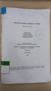 Image of Descriptions of medical fungi