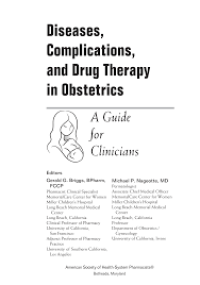 Image of Diseases, Complications, and Drug Therapy in Obstetrics - A Guide for clinicians