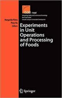 Image of Experiments in unit operations and processing of foods