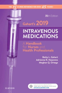 Image of Gahart's 2019 - Intravenous medications - a handbook for nurses and health professionals - Edisi 35