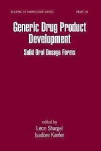 Image of Generic Drug Product Development - Solid Oral Dosage Forms