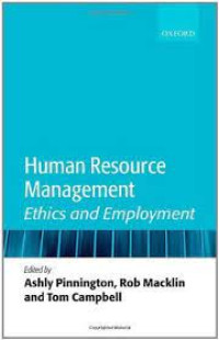 Image of Human resources management - Ethics and employment