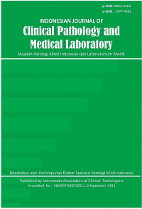 Image of Indonesian Journal of Clinical Pathology And Medical Laboratory - Vol 26 No 2 2020
