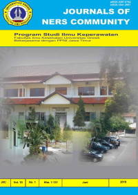 Image of Journals of Ners Community - Vol 10 No 1 (2019)