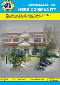 Image of Journals of Ners Community - Vol 7 No 2 (2016)