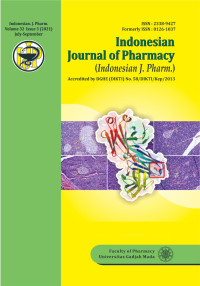 Image of Journal Of Pharmacy Indonesia (Indonesia J.Pharm) VOL 32 NO 3 2021