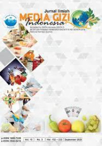 Image of Jurnal Media Gizi Indonesia Vol 15 No 3 2020