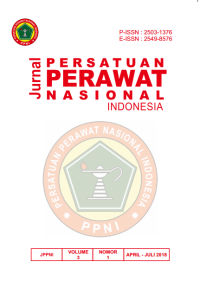 Image of Jurnal Persatuan Perawat Nasional Indonesia - Vol. 3 No. 1 2018 (April 2018 - Juli 2018)