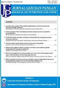 Image of Jurnal gizi dan pangan Vol. 14 No 1 2019