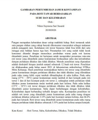 Image of Gambaran Pertumbuhan Jamur Kontaminan Pada Roti Tawar Berdasarkan Suhu dan Kelembaban