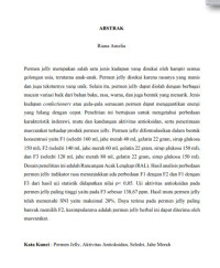 Image of Pembuatan Permen Jelly Herbal Seledri (Apium graveolens L.) dengan Penambahan Jahe Merah (Zingiber Officinale var. Rubrum) Sebagai Pangan Fungsional Pada Masa Pandemi COVID-19